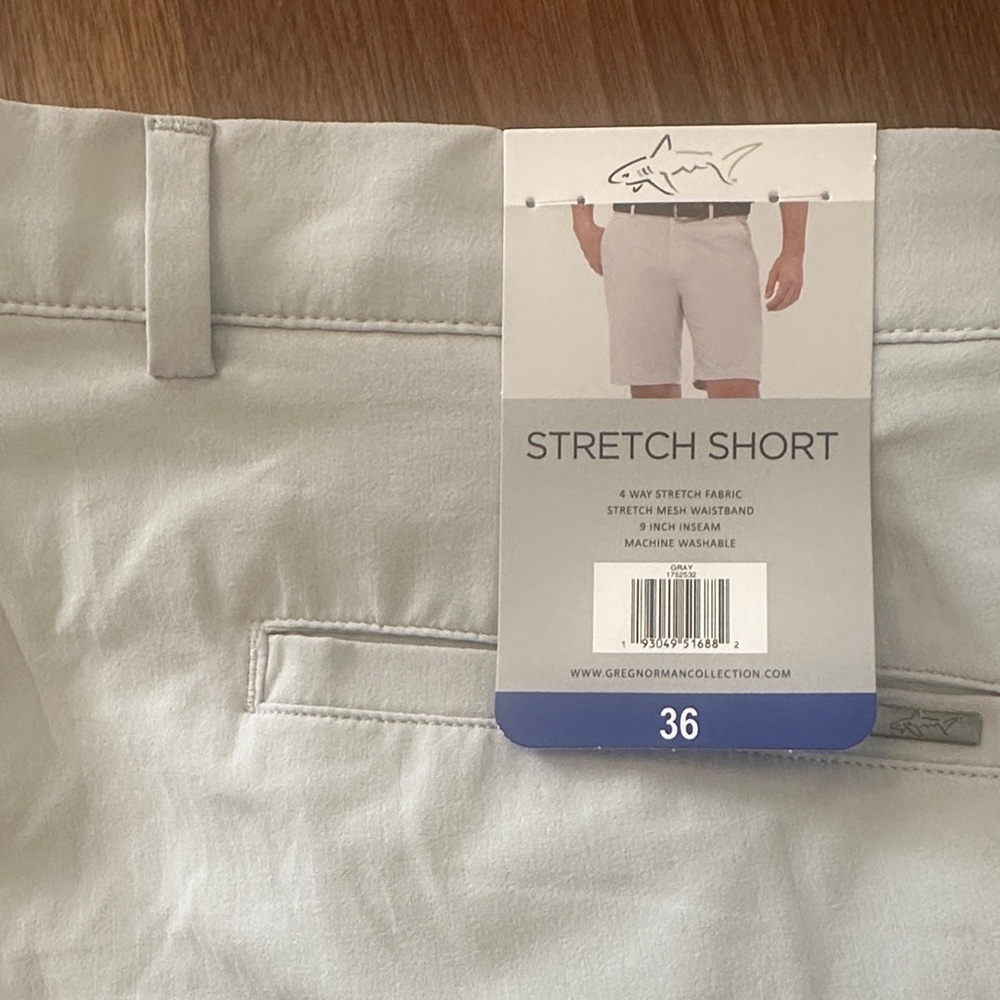 Greg Norman Stretch Shorts New with tag, 36